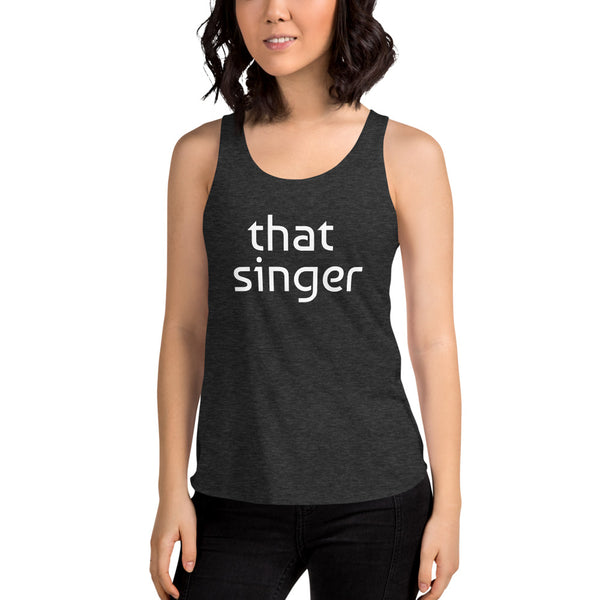 T-shirt 'THAT SINGER' women's tank
